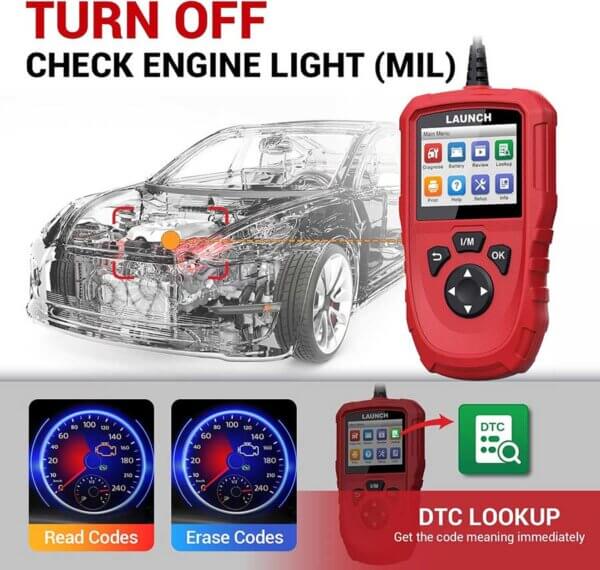 OBD Check Engine Code Reader – Turn Off Check Engine Light